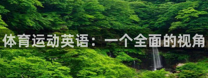 vsport体育官方正版app集团简介：体育运动英语：一个全